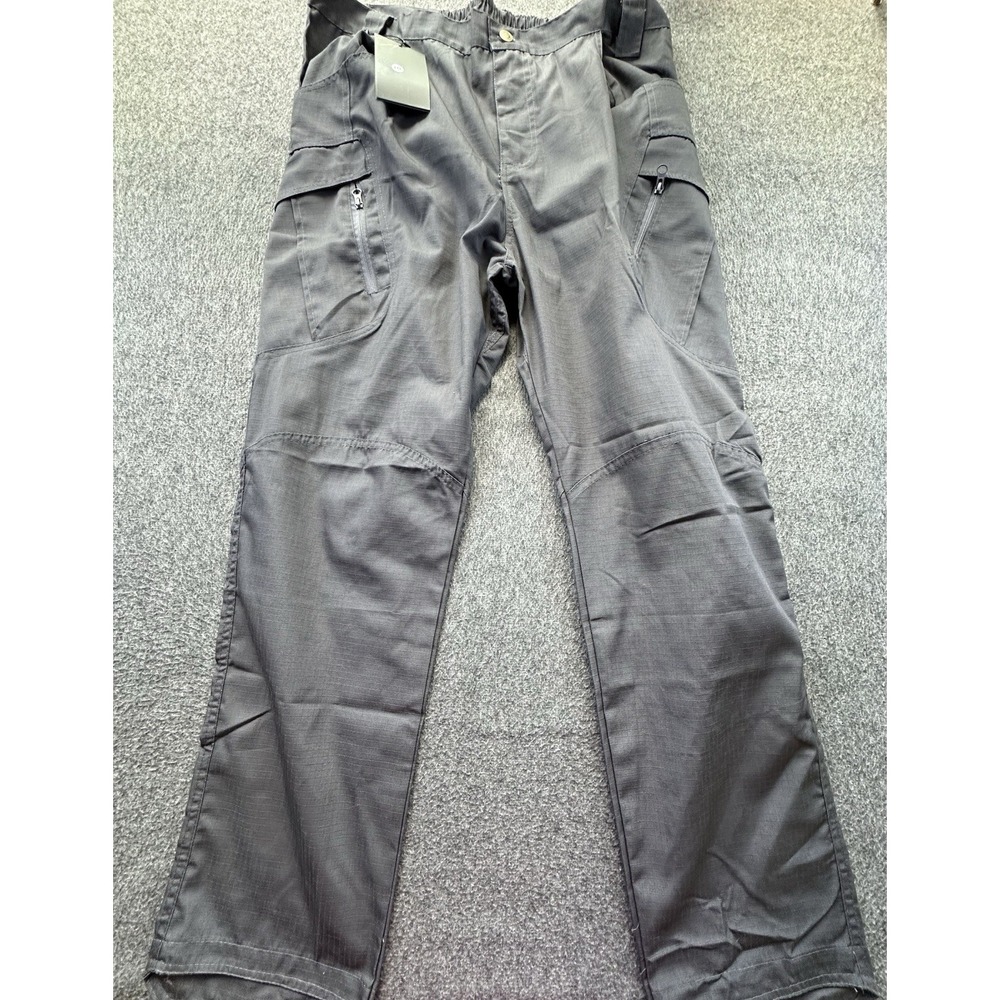 Outdoor Equipment Pants‎ Mens 4XL Dark Gray Cargo Tactical Military Pockets New